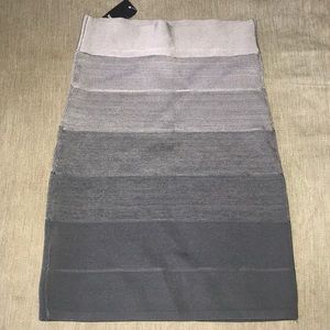 Melanged Bandage Skirt